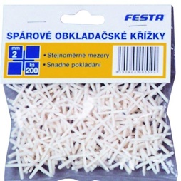 Křížky Festa obkladačské 3mm (150ks)