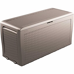 Zahradní box Keter Samoa Rattan Box 270L cappuccino