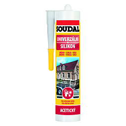 Univerzální silikon Soudal 280ml, bílý