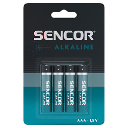 Baterie Sencor SBA LR03 4BP AAA Alk. (35056450)