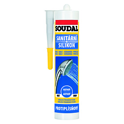 Sanitární silikon Soudal, 280ml, béžový