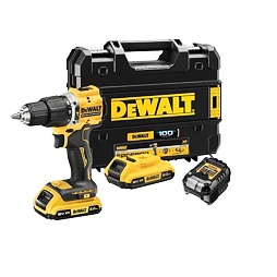 Aku příklepový vrtací šroubovák DeWALT DCD100YD2T-QW, 2x 18X XR 2,0 Ah (066488)