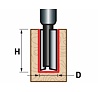 Fréza drážkovací do dřeva Extol, D6,3 x H25 (8802111)